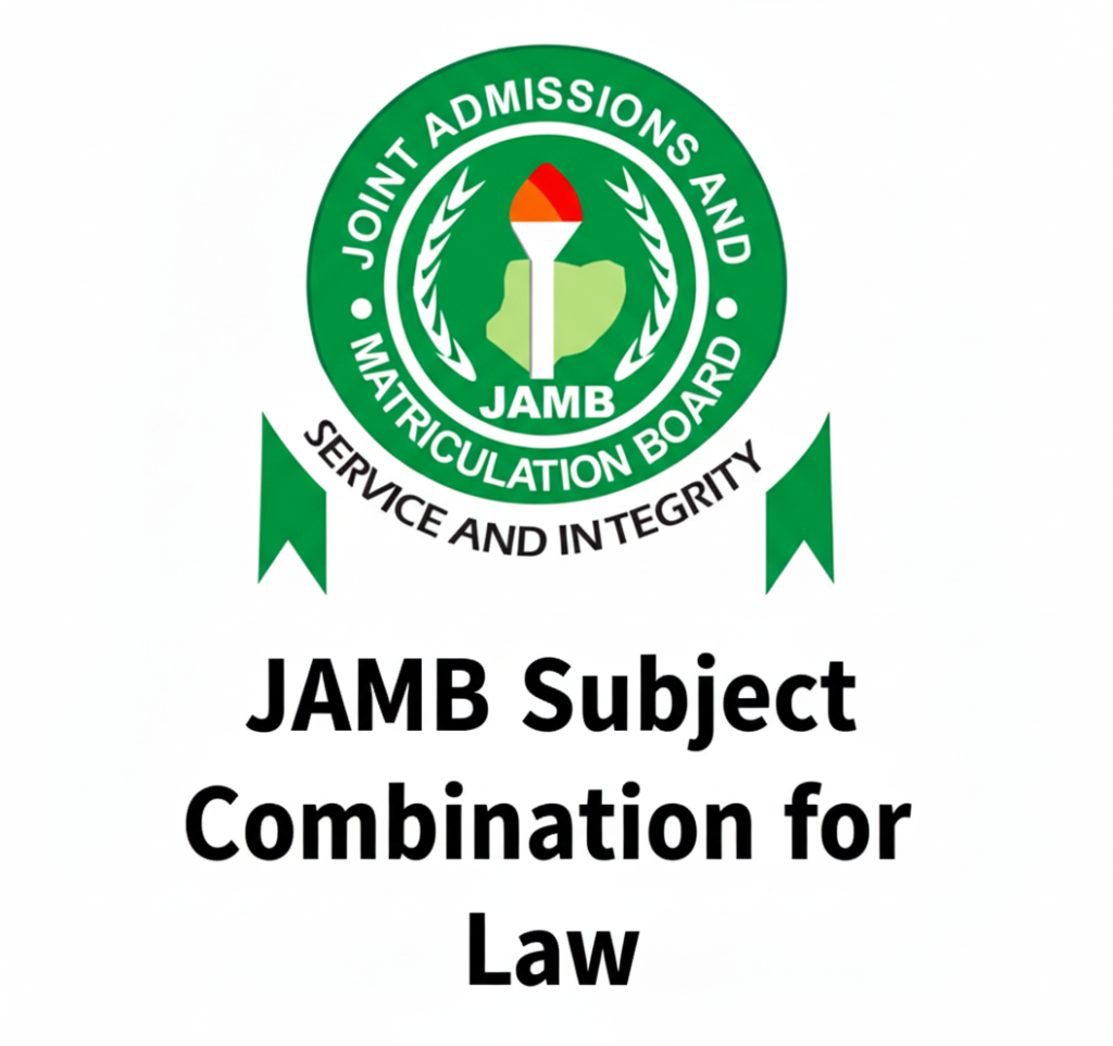JAMB Subject Combination for Law