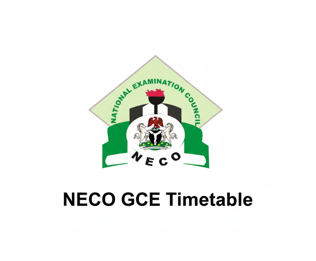 NECO GCE Timetable