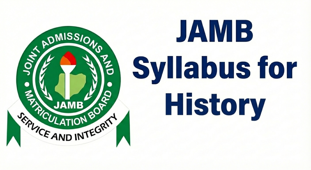 JAMB Syllabus for History