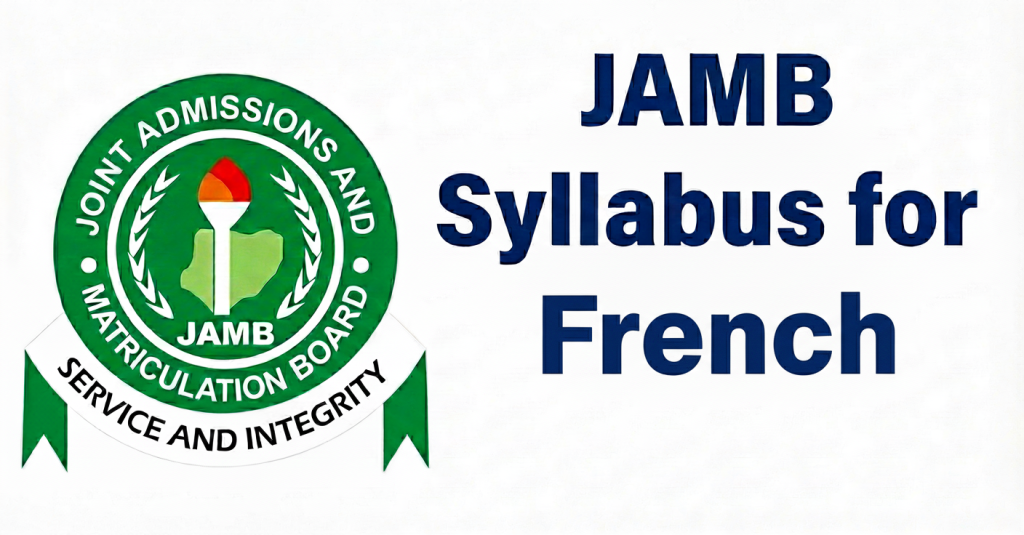 JAMB Syllabus for French