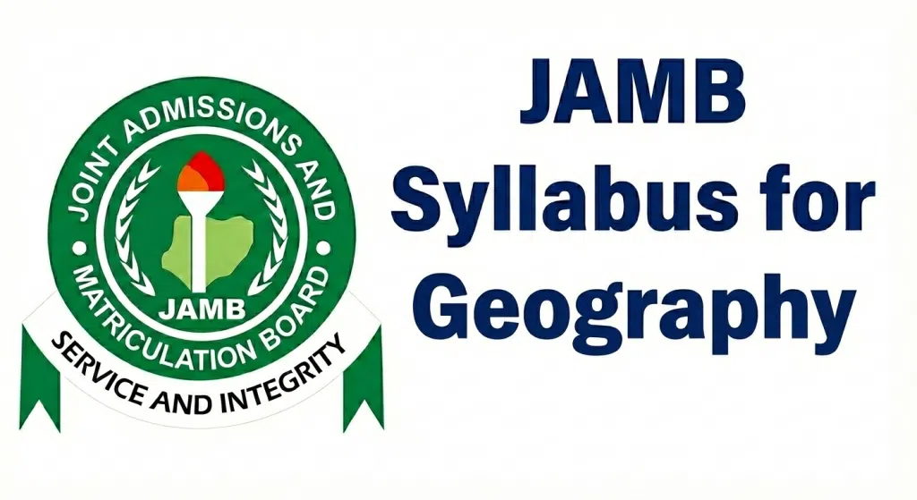 JAMB Syllabus for Geography