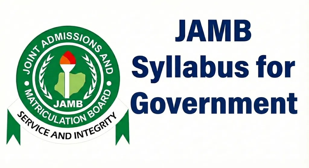 JAMB Syllabus for Government