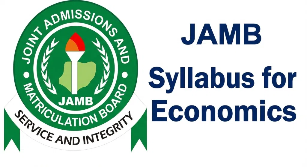 JAMB syllabus for Economics