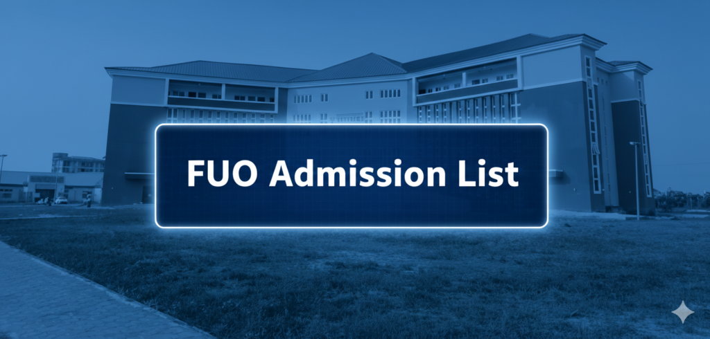 FUO Admission List