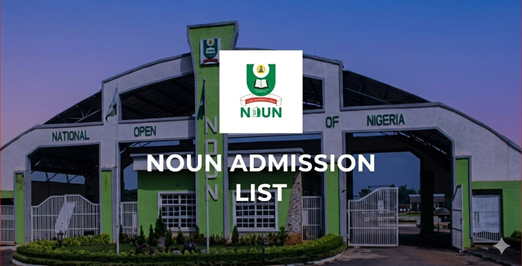 NOUN Admission List