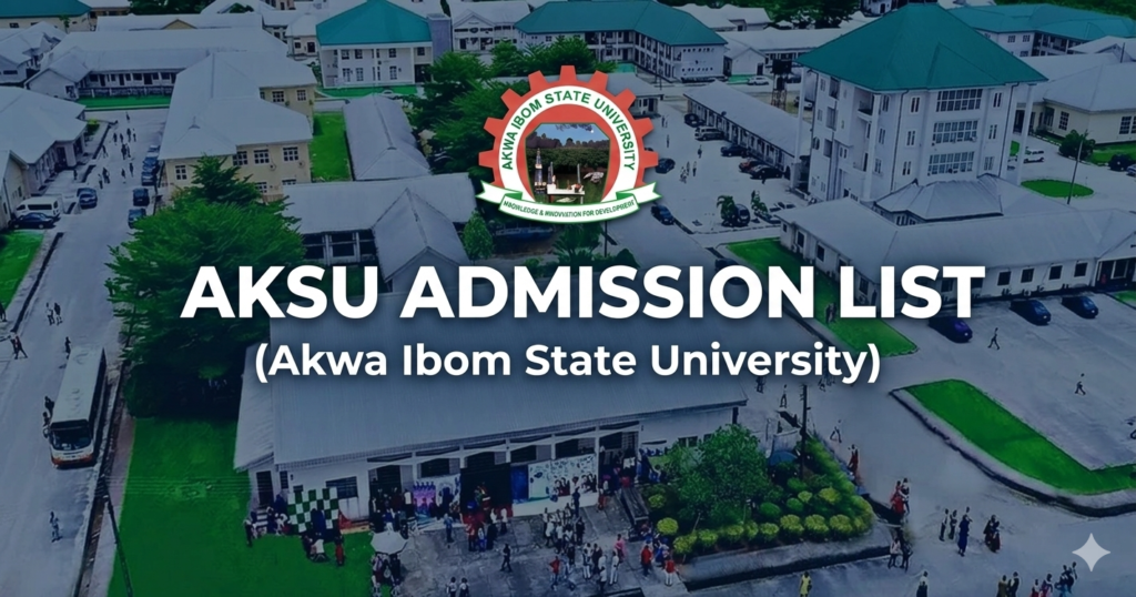 AKSU Admission List