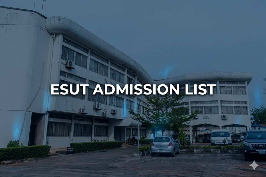 ESUT ADMISSION LIST