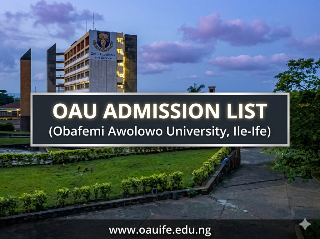 OAU Admission List