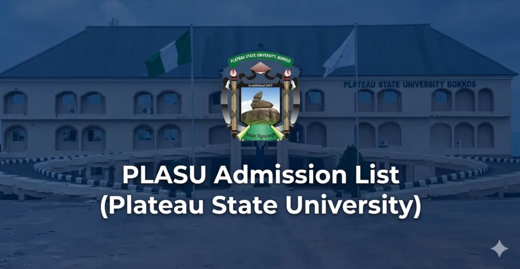 PLASU Admission List