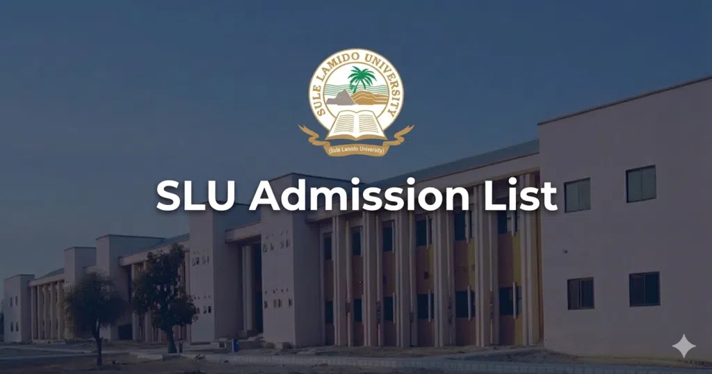SLU Admission List
