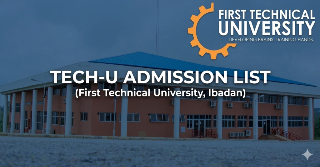 Tech-u Admission List