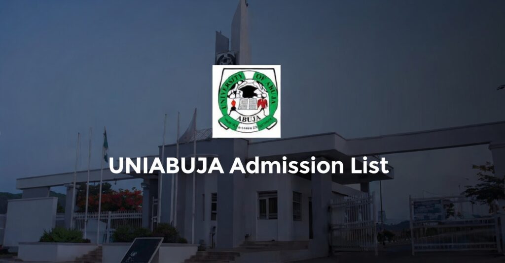 UNIABUJA Admission List