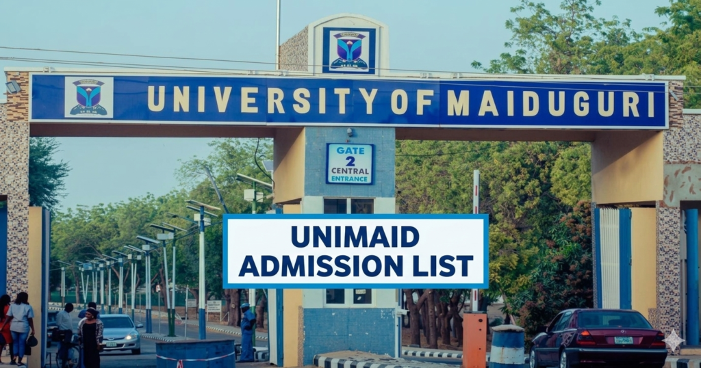 UNIMAID Admission List