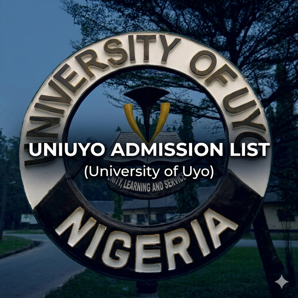 UNIUYO Admission List